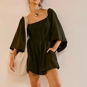 Free People Black Mini Dress